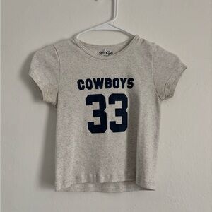 Brandy Melville Gray and Blue Short Sleeve Tees